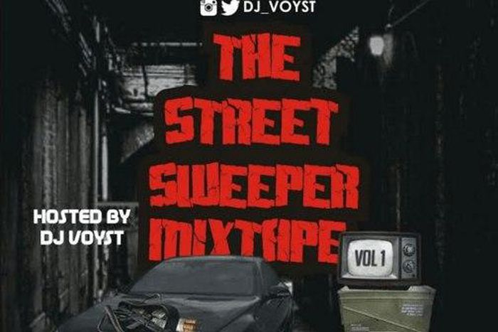 DJ Voyst - "The street sweeper mixtape" art