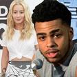 Nick Young, Iggy Azalea and D'Angelo Russell