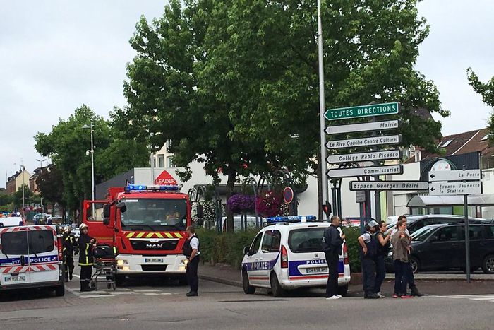 Priest killed in hostage situation in northern France - police