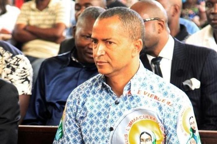 Moise Katumbi, the multi-millionaire former governor and prominent opposition leader, attends a funeral mass in honor of legendary Congolese singer Papa Wemba, Democratic Republic of Congo, May 4, 2016.