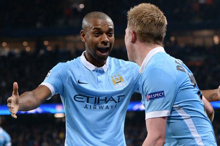 Fernandinho and Kevin De Bruyne
