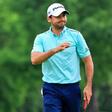 May 1, 2016; Avondale, LA, USA; Jason Day reacts after sinking a putt on the eighth hole during the continuation following a weather delay of the third round of the 2016 Zurich Classic of New Orleans at TPC Louisiana.