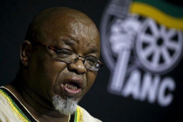 African National Congress (ANC) Secretary General Gwede Mantashe briefs the media at the end of the party's National Executive Committee (NEC) three-day meeting in Pretoria, South Africa March 20, 2016.