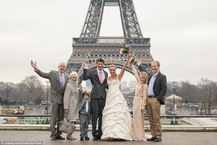 Amelia and Brett Irwin in Paris