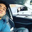Alexandre Pato takes a selfie from his car with Chelsea teammate Cesc Fabregas