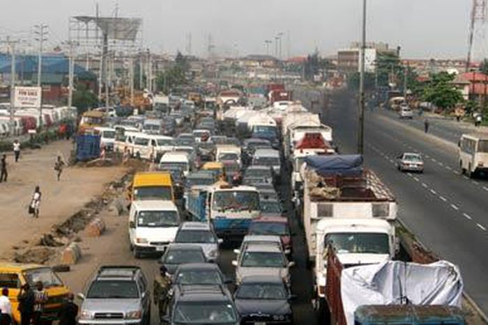 traffic on Apapa-Oshodi Expressway