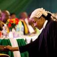 Halima Buhari receiving her certificate