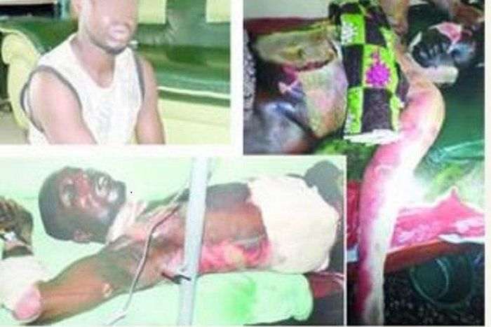 The victims (Kabiru Bakare inset)