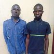 The two suspects, Taoreed Ashimiyu and Kayode Jolaade