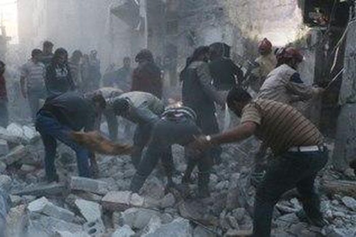 Targeted air strikes kill 5 rescue workers near Syria's Aleppo - monitor