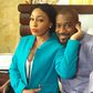 Rita Dominic, Chidi Mokeme on set of "Mr and Mrs Revolution"