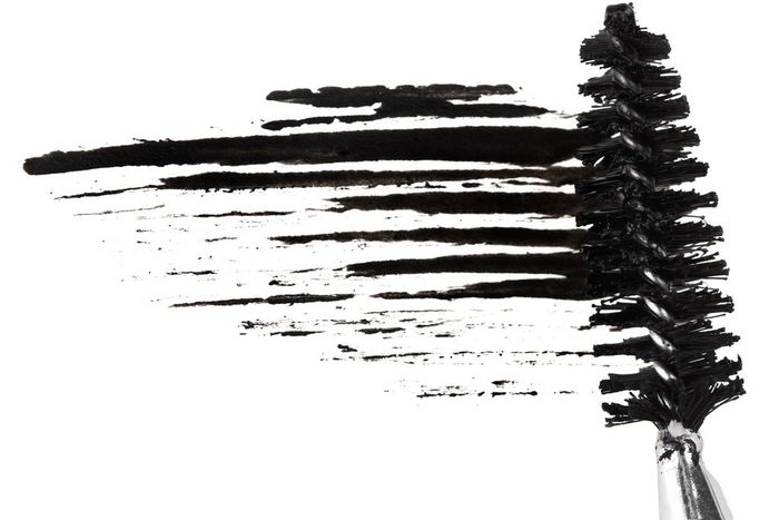 A drying mascara can be fixed with a saline solution/eye drops