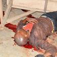 The body of one of the vigilante group members