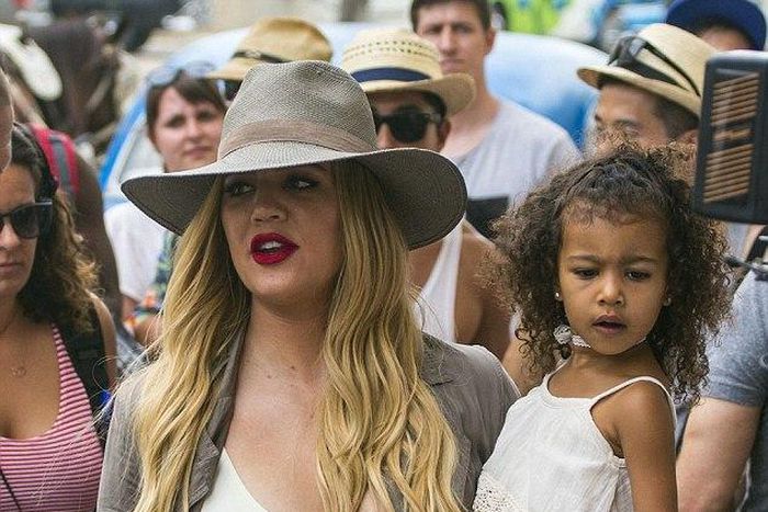 Khloe Kardashian and North West in Cuba