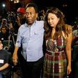 Pele and Marcia Cibele Aoki