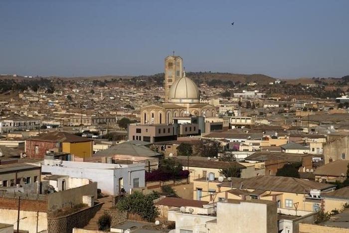 Kidane Mihret church is seen in Eritrea's capital Asmara, February 19, 2016.