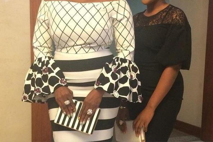 Waje and her daughter Emerald.