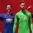 Ashley Young, Juan Mata, David de Gea and Luke Shaw
