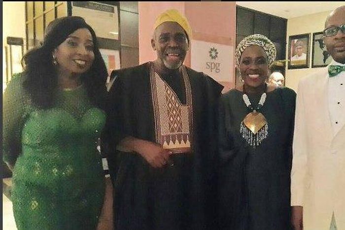Peace Anyiam Osigwe, Olu Jacobs, Joke Silva at the 2016 AMAA