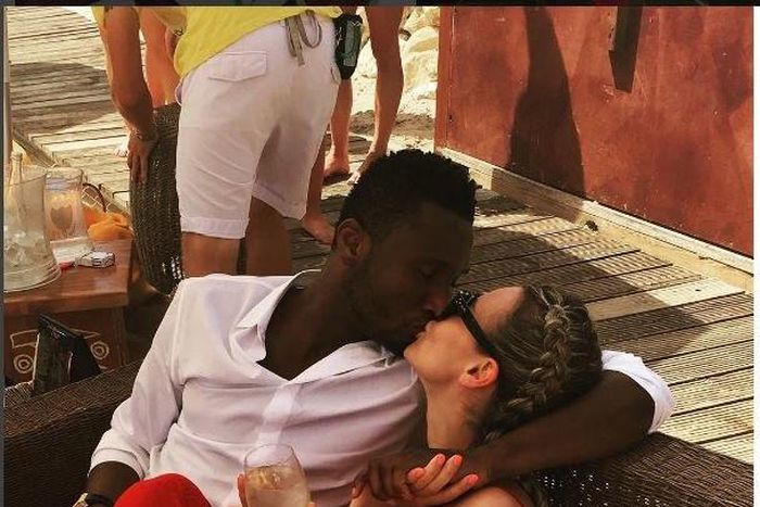 John Obi Mikel and his girlfriend, Olga Diyachenko