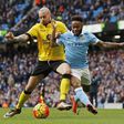 Man City's Sterling relishing Aguero's finishing school
