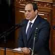 Egypt's President Abdel Fattah al-Sisi delivers a speech at the Lower House of parliament in Tokyo, Japan, February 29, 2016. REUTERS/Toru Hanai