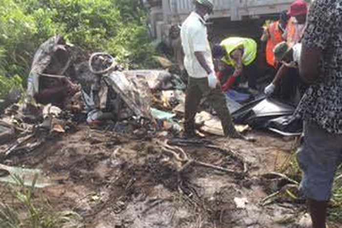 The rescue team at work