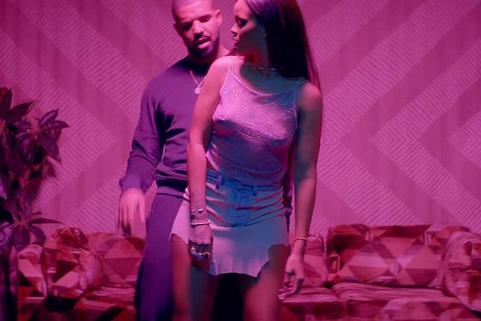 Rihanna and Drake in 'Work' video