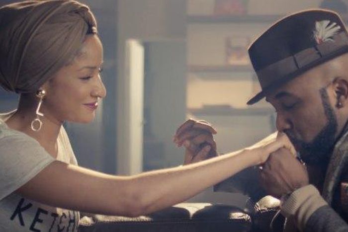 Banky W and Adesua Etomi in 'Made for you'