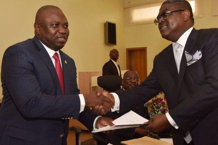 Governor Akinwunmi Ambode signs MoU to begin 4th Mainland Bridge on  Wednesday, May 25, 2016.