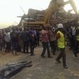Rescue operation at the collapsed building in Lekki