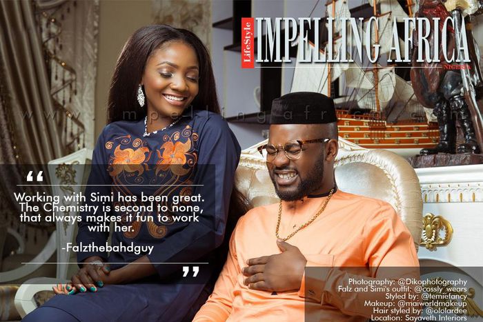 Falz and Simi cover Impelling Africa Magazine