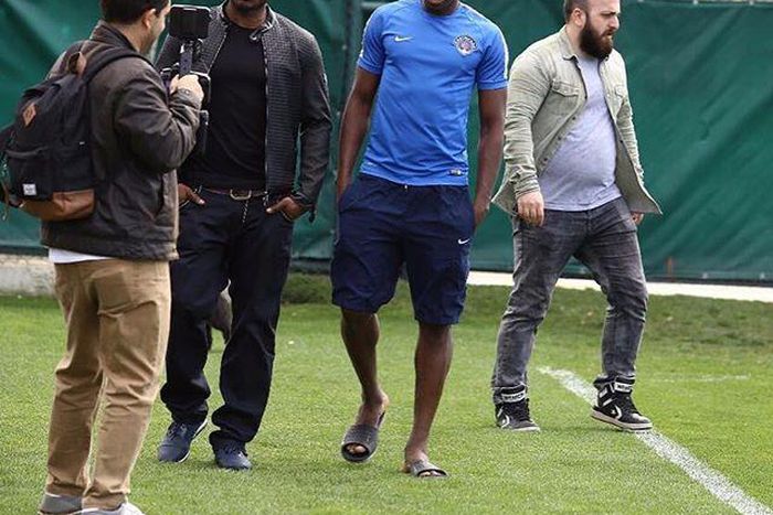 Kenneth Omeruo and Daniel Amokachi