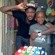 2face Idibia with his son Nino