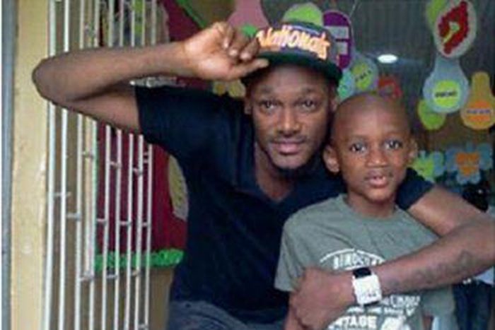 2face Idibia with his son Nino