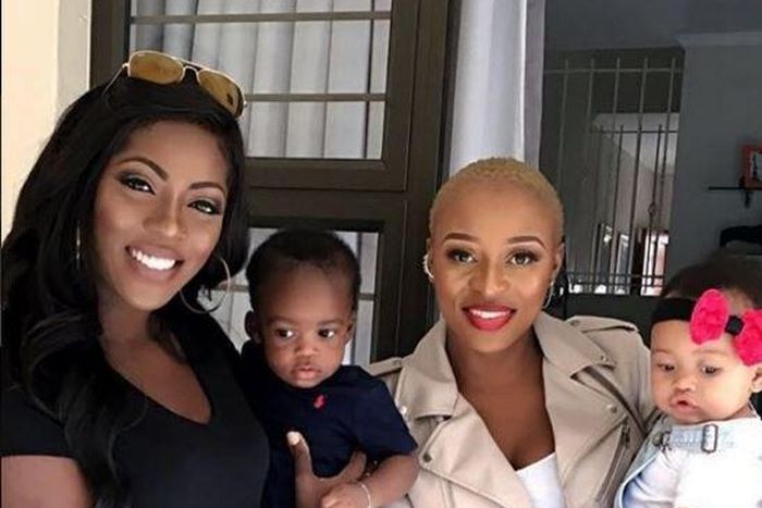 Tiwa Savage, DJzinhle's kids on play date