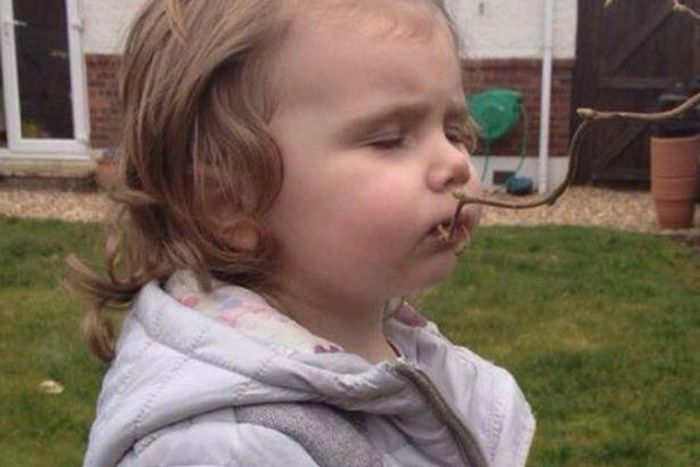 Toddler with rare condition eats paint, carpet, washing powder, stones and ants