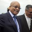 South African counterpart Jacob Zuma gestures as he departs at the airport after an Africa Union-sponsored dialogue in an attempt to end months of violence in Burundi's capital Bujumbura, February 27, 2016. REUTERS/Evrard Ngendakumana