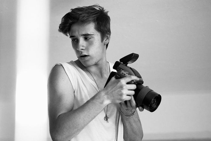 Brooklyn Beckham shoots Burberry Brit 2016 Fragrance ad campaign