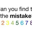 Find the mistake