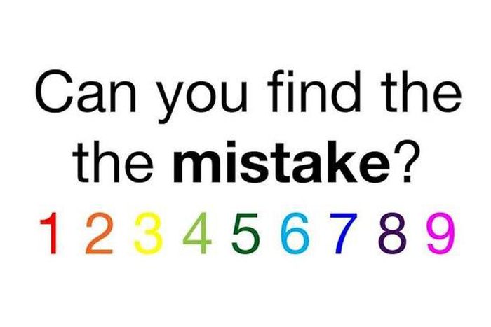 Find the mistake