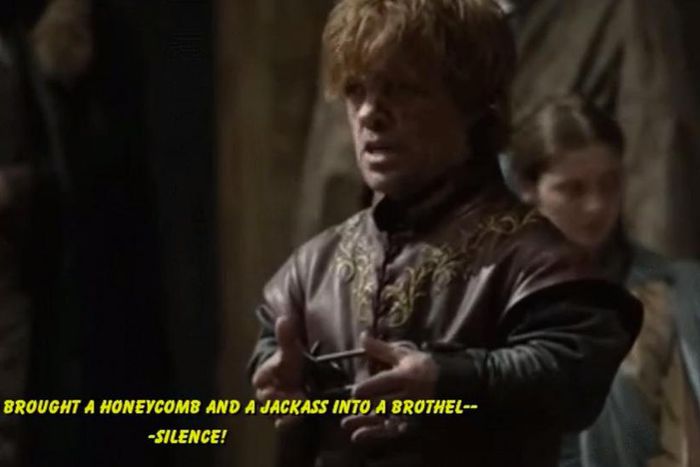 When will Tyrion Lannister finally tell his joke?