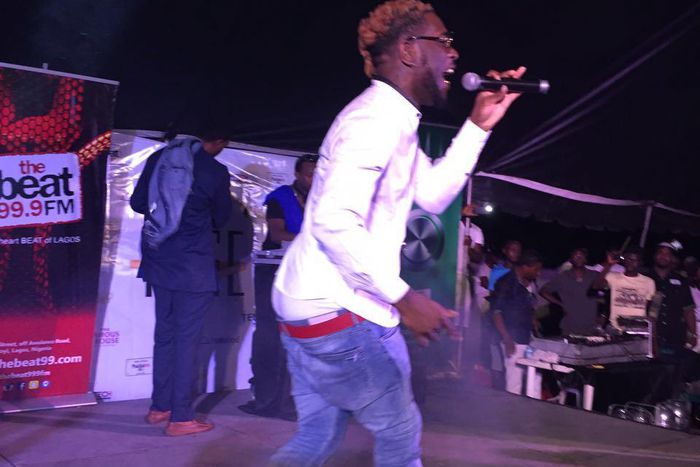 Burna Boy thrills Lagos NYSC camp members with live performance