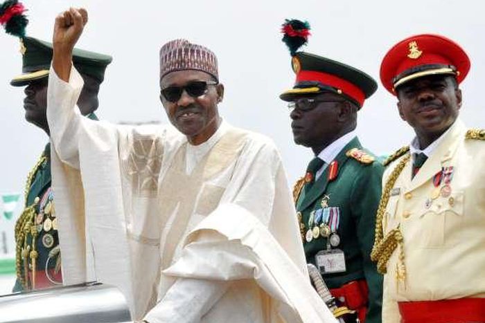 Buhari on his inauguration day