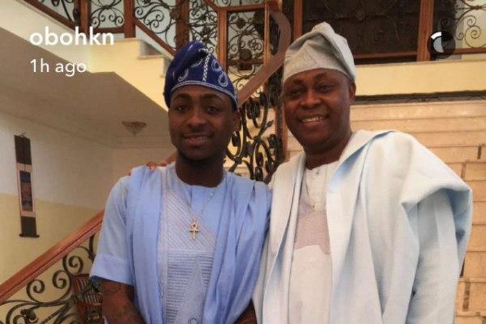 Davido & dad