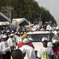 Congo Republic President Denis Sassou Nguesso attends the closing rally of his electoral campaign ahead of Sunday's presidential election, in Brazzaville March 18, 2016. Picture taken March 18. REUTERS/Roch Bouka