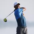 Tiger Woods hits his tee shot on the 16th hole during the continuation of the second round of the 2015 PGA Championship golf tournament at Whistling Straits.