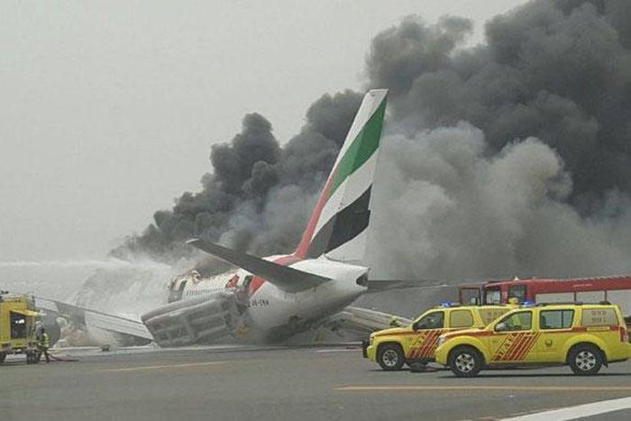 Emirates Airline flight crash-lands at Dubai airport-govt