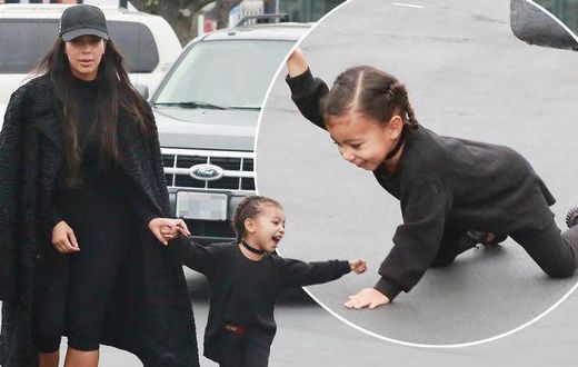 Kim Kardashian and North West