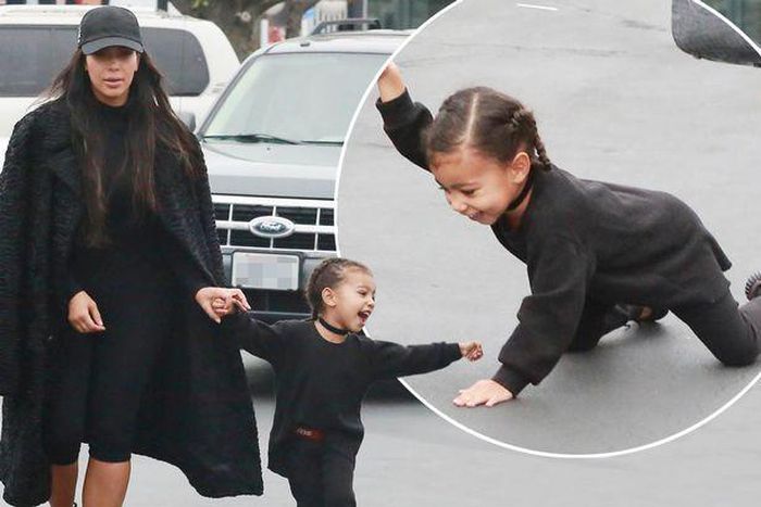 Kim Kardashian and North West